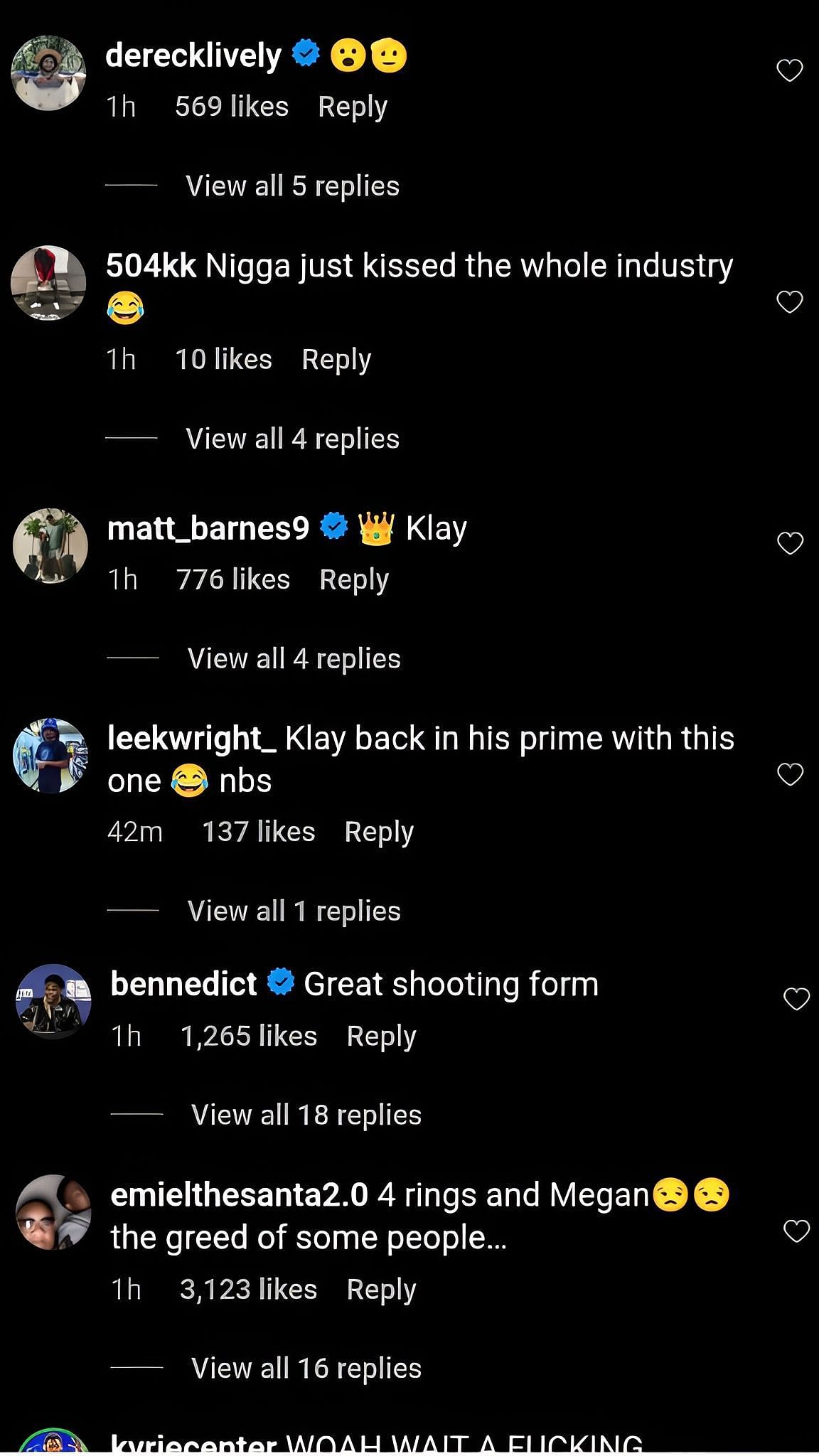 Comments on the post